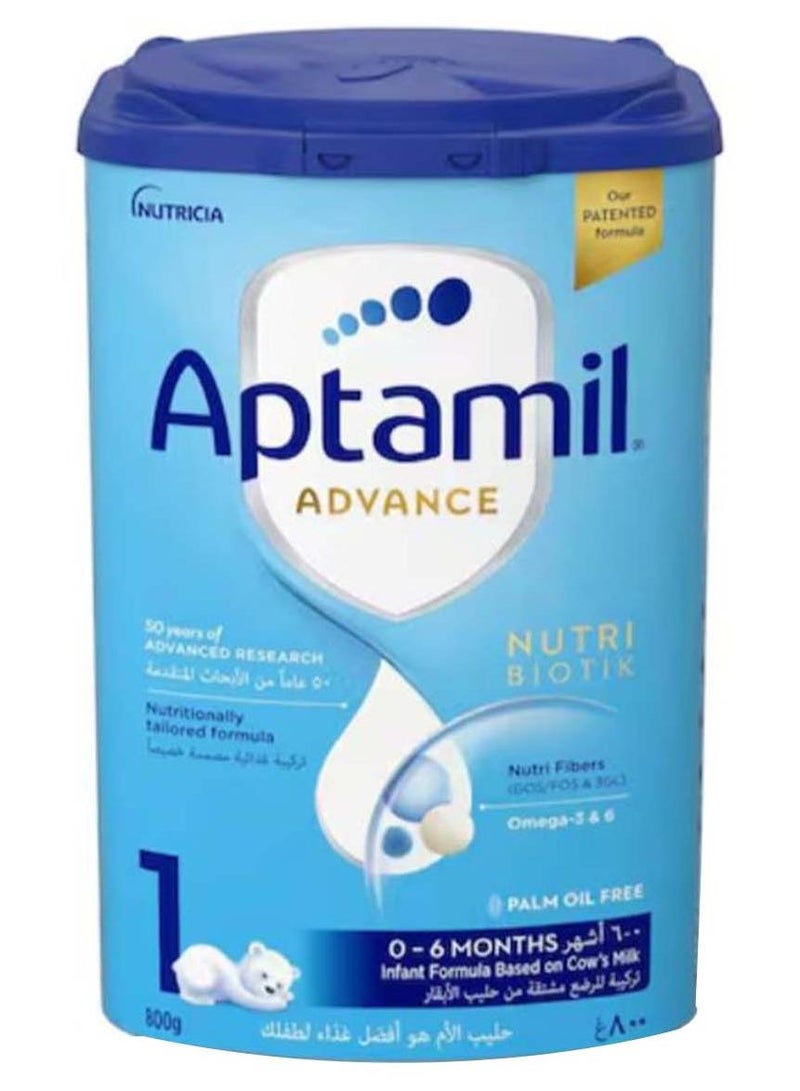 أبتاميل أدفانس نوتريبيوتيك 1 0-6 أشهر 800 جرام